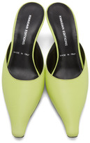 Thumbnail for your product : Kwaidan Editions Green Kitten Heel Mules