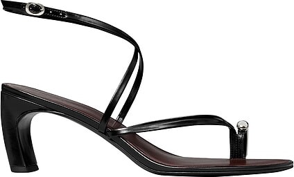 Pierced Strappy Heel Sandal