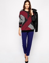 Thumbnail for your product : Sisley Jumper in Colour Block