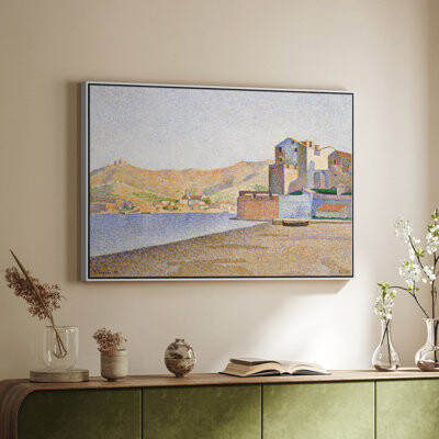 Highland Dunes Vintage Landscape XXXIV - Floater Frame Print on Canvas