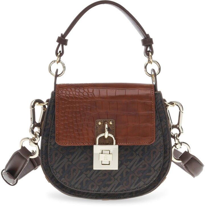 steve madden brown handbolsa