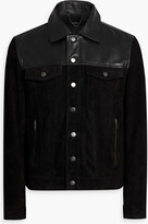 Thumbnail for your product : Muu Baa Rancher leather-paneled suede jacket