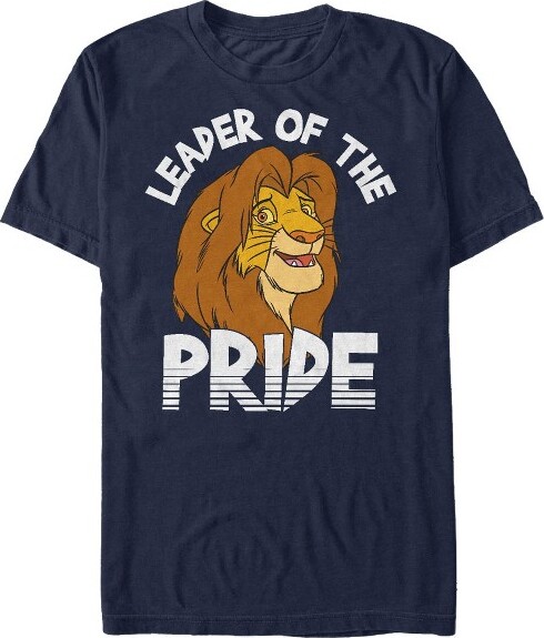 The Lion King Men's Lion King Simba Leader of the Pride T-Shirt - Navy ...