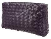 Thumbnail for your product : Miu Miu Intreccio Leather Clutch