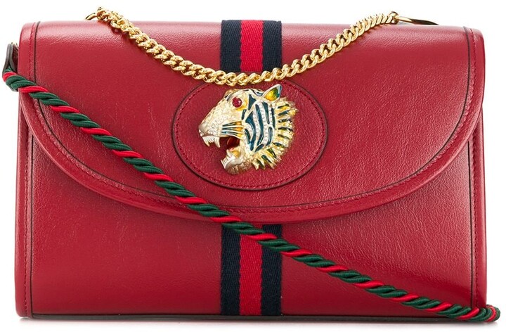 vintage gucci handbag red green stripe