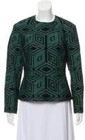 Thumbnail for your product : Dries Van Noten Patterned Long Sleeve Top Green Patterned Long Sleeve Top