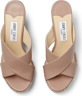 Thumbnail for your product : Jimmy Choo Dovina woven wedge sandals