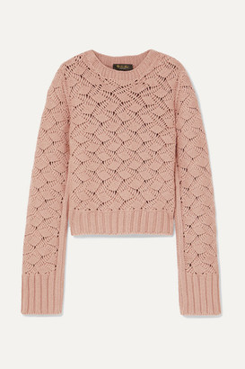 Loro Piana Cable-knit Cashmere Sweater - Pink