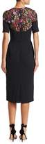 Thumbnail for your product : Lela Rose Resort Embroidered Lace Sheath Dress