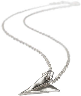 Fly London Chupi Always Home Paper Plane Necklace In Silver