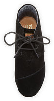 Thumbnail for your product : Toms Desert Suede Wedge Bootie, Black, Youth