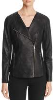 Thumbnail for your product : Lafayette 148 New York Aimes Leather Moto Jacket