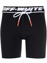 Thumbnail for your product : Off-White Logo-Waistband Running Shorts