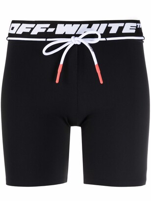 Off-White Logo-Waistband Running Shorts