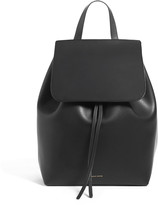 Thumbnail for your product : Mansur Gavriel Leather Flap-Top Backpack, Black/Red