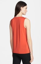 Thumbnail for your product : Classiques Entier Gathered Neck Stretch Knit Top