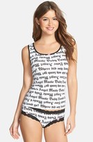 Thumbnail for your product : Hanky Panky L.A.M.B. X 'Old English' Jersey Tank