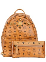 Thumbnail for your product : MCM Studded Dual Stark Small Backpack