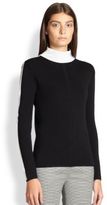 Thumbnail for your product : Piazza Sempione Contrast Stripe Wool Turtleneck
