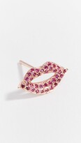 Thumbnail for your product : Sydney Evan 14k Rose Gold Lips Single Stud Earring