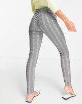 Thumbnail for your product : Pimkie check leggings in grey