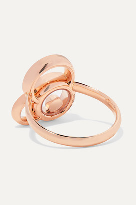 Chopard Happy Dreams 18-karat Rose Gold Diamond Ring - ShopStyle