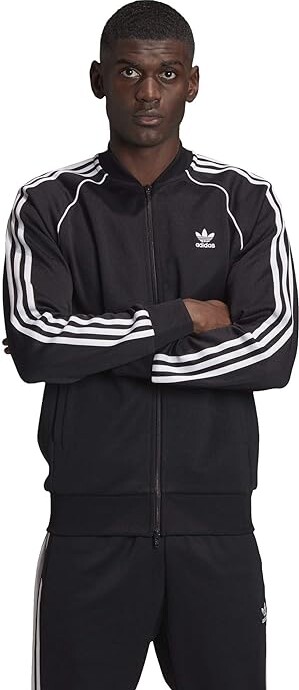 Círculo de rodamiento Cornualles Vaticinador adidas Superstar Track Jacket (Black/White 2) Men's Sweatshirt - ShopStyle