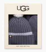Thumbnail for your product : Ribbed Tip Cuff Hat / Mitten Set