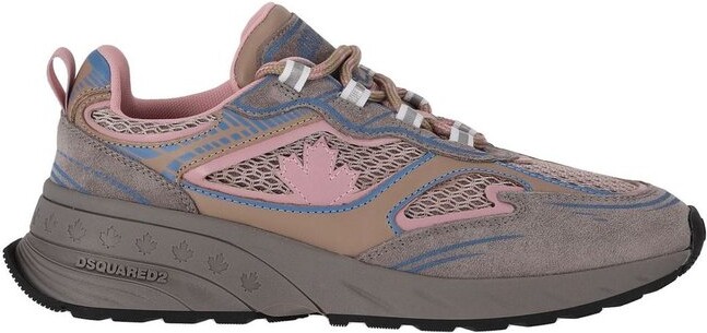 DSQUARED2 Sprinter Side Maple Leaf Detailed Sneakers