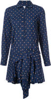 Thumbnail for your product : Derek Lam 10 Crosby Tie-Waist Shirtdress With Button Detail