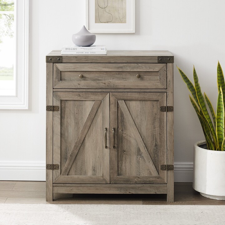 Middlebrook Designs Middlebrook 30-inch Rustic Barn Door Accent Cabinet -  ShopStyle TV Stands & Media