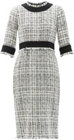 Thumbnail for your product : Dolce & Gabbana Tailored Tweed Pencil Dress - White Black