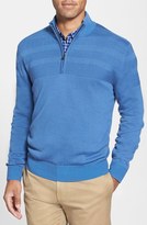 Thumbnail for your product : Cutter & Buck 'Douglas' Merino Wool Blend Half Zip Sweater (Big & Tall)