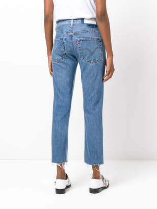 RE/DONE cropped jeans