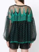 Thumbnail for your product : Philosophy di Lorenzo Serafini embroidered bell sleeve blouse