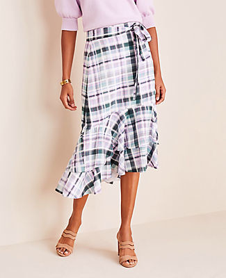 Ann taylor plaid skirt Clearance