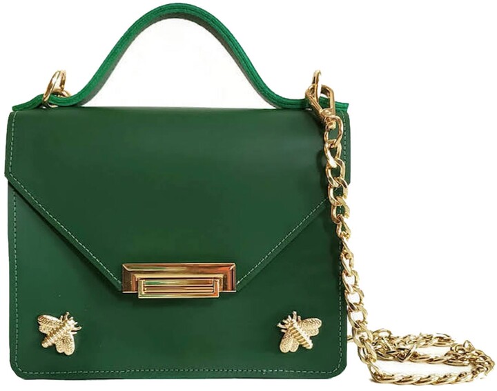 emerald green bag