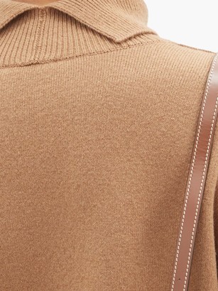 Burberry Farah Roll-neck Cashmere-blend Sweater - Camel