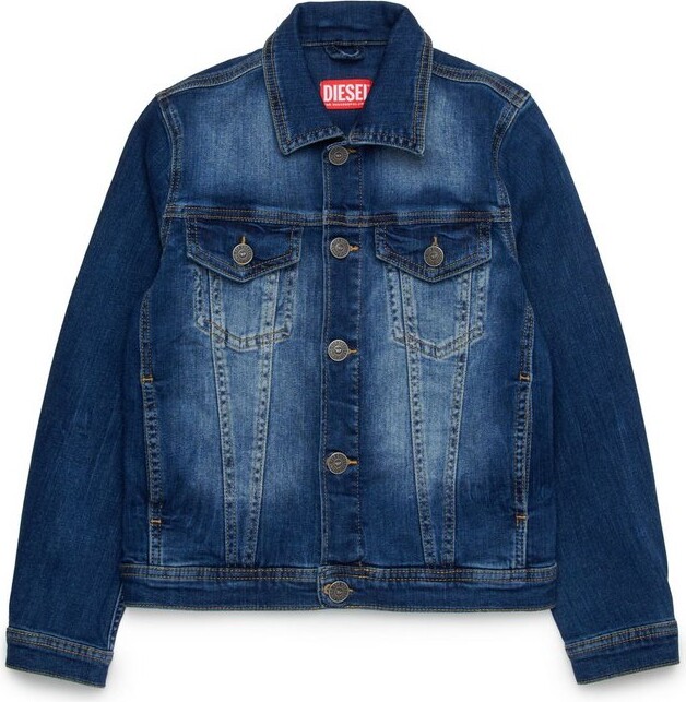 Diesel Kids Long-Sleeved Denim Jacket