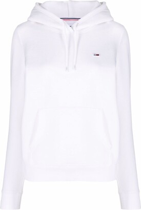 Tommy Hilfiger Logo-Patch Pullover Hoodie - ShopStyle