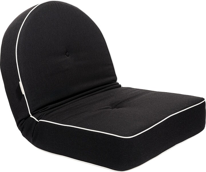 business & pleasure co. Reclining Pillow Lounger in Black