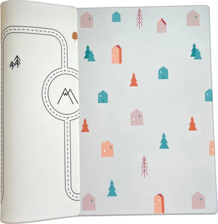 LITTLE Bot Ofie Mat, Boho town + Country road nordic, baby play mat