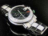Thumbnail for your product : Gucci Ya101331 Sides And Band 9 Ct Diamond Mens Watch