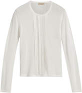 Thumbnail for your product : Burberry Pintuck Detail Cashmere Sweater
