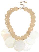 Thumbnail for your product : Robert Lee Morris Soho Two-Tone Disc Statement Necklace, 17"