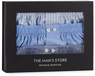 Neiman Marcus Men's 3-Pack Tagless Cotton Boxers