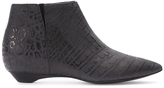 Thumbnail for your product : Sigerson Morrison Charcoal embossed leather boots