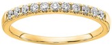 Thumbnail for your product : Fire Light Lab Grown Diamond 14K Wedding B and, 1/4 cttw