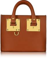 Thumbnail for your product : Sophie Hulme Tan Saddle Leather Albion Box Tote Bag