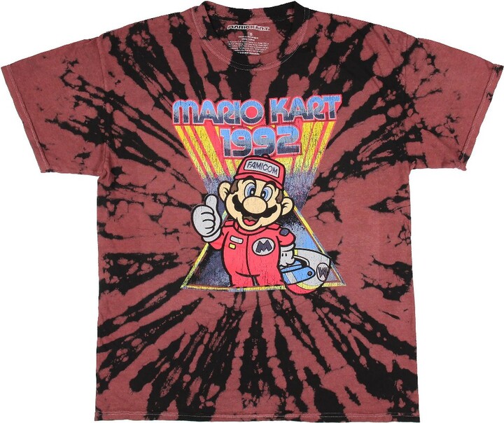Seven Times Six Super Mario Men's Distressed Mario Kart Racing 1992 Tie